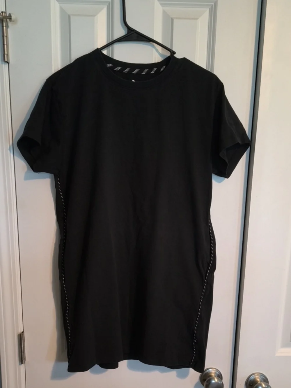 Converse Black Short Sleeve Tee Dress - Picture 1 of 4
